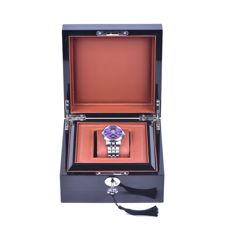 wooden lacquer piano finishing ready to ship luxury watch box
