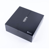 Double Door Lacquer Silver Logo Label Wooden Gift Box