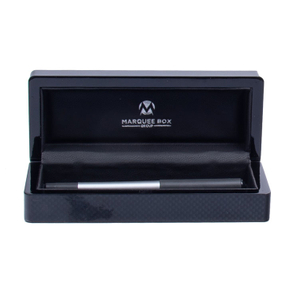 Black Piano Lacquer Souvenir Medal Single Pen Wood Box