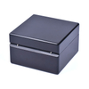 Wooden Box Factory Customized High End Custom Logo Black Safe Lock Watch Packing Box With Key