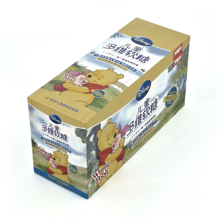 Custom Logo Brand Printing Cardboard Pdq Countertop Display Paper Corrugated Desktop Display Retail Box For Cosmetic Chocolate