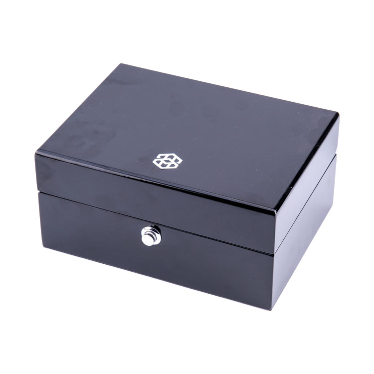 Boxes Wood Cases Glossy For Watches Mahogany Luxury Special Customized Black Presentation Big High Wooden Watch Box