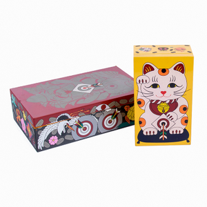 Hand-painted Southeast Asian Style Storage Wooden Cute Box