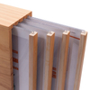 Wooden Box Looking Custom Printed Corrugated Paper Eco Mailer Box for Gift Packaging With Handle