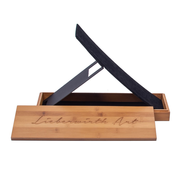 Bamboo Wooden Herb Stash Box with Rolling Tray Storage Container To Store Smoking Accessories Grinder Pipe Rolling Papers