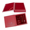 Gemstone Gradient Color Rigid Handle Travel Wedding Jewelry Commemorative Packaging Box