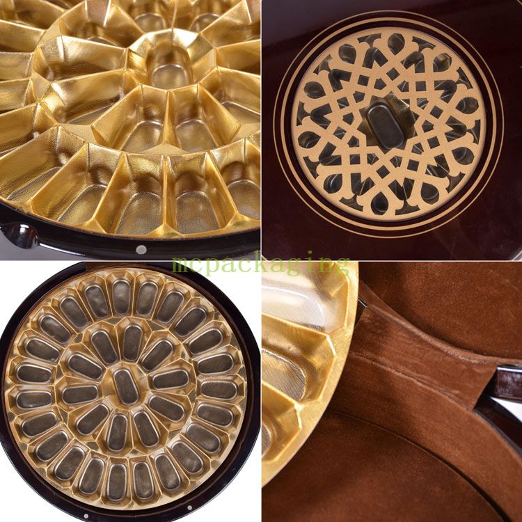 Rigid Medjool Design with Dividers Islamic Bateel Exquisite Ladybird Arabia Handmade Piano Lacquer Wooden Dates Box