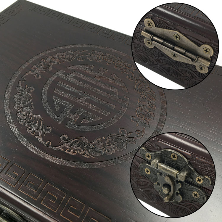Round Punch Ball Opedated Elegant Trays Thicker Creative Book Shaped Piano Lacquer Wooden Coin Box