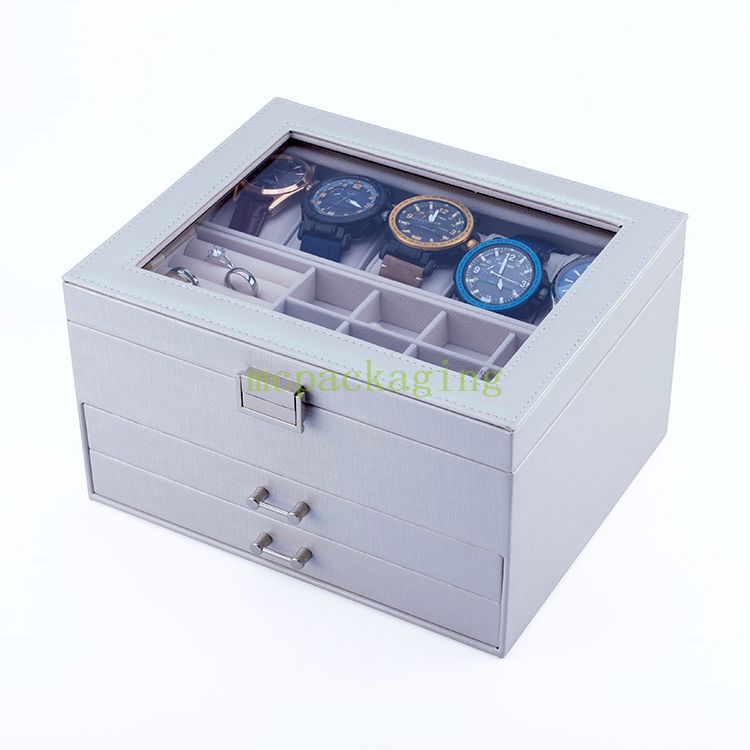Luxury Custom Logo Large And Small Yellow Green Wooden Set Jewelry Storage Box For Gift