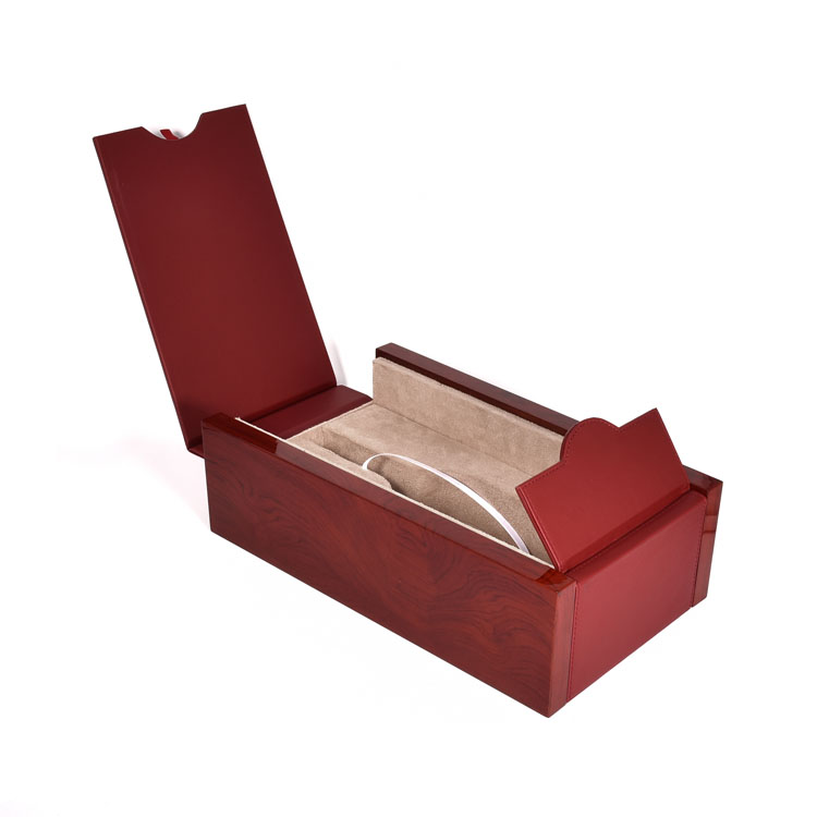 Printed End Panels Shape Holder Souvenir Hinged Reusable Bags Collection Random Chocolates Wooden Wine Box