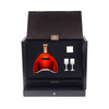 Matt Black Pinewood Distinctive Wine Box