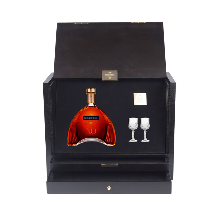 Matt Black Pinewood Distinctive Wine Box