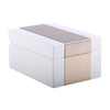 arabic style rose golden metal plate decoration 15ml perfume box