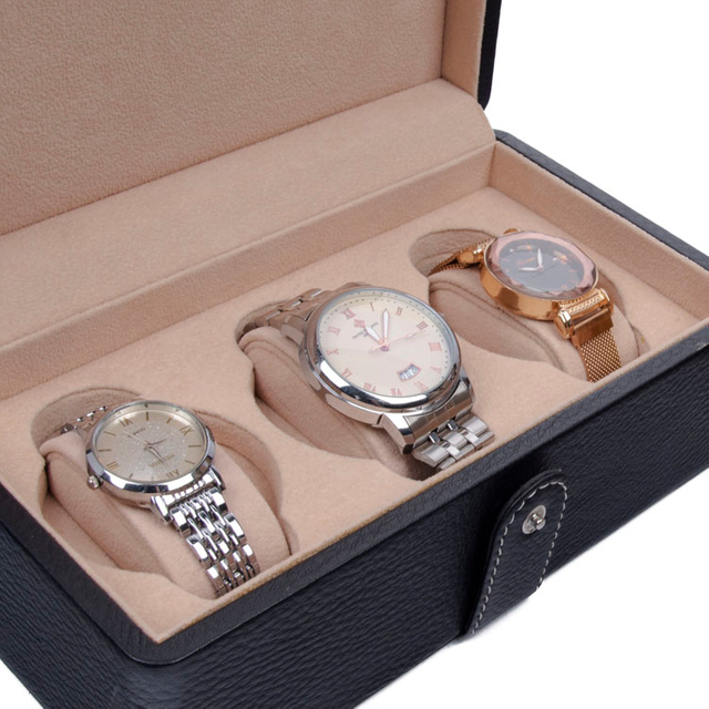 Wood Luxury Single For Custom With Display Boxes Case Watches Slots Personalized Black Storage Packaging 6 And Wooden Watch Box