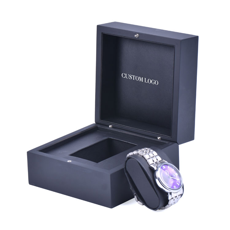 Wooden Box Factory Customized High Quality Custom Logo Gift Watch Protection Packaging Box Woodbox