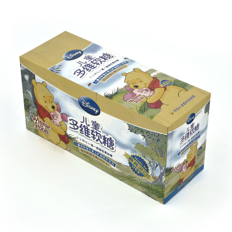 Custom Logo Brand Printing Cardboard Pdq Countertop Display Paper Corrugated Desktop Display Retail Box For Cosmetic Chocolate