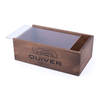 Custom OEM Logo Household Stock Wholesale Flip Cover Case Pine Wood Jewelry glass lid Storage Wooden Box