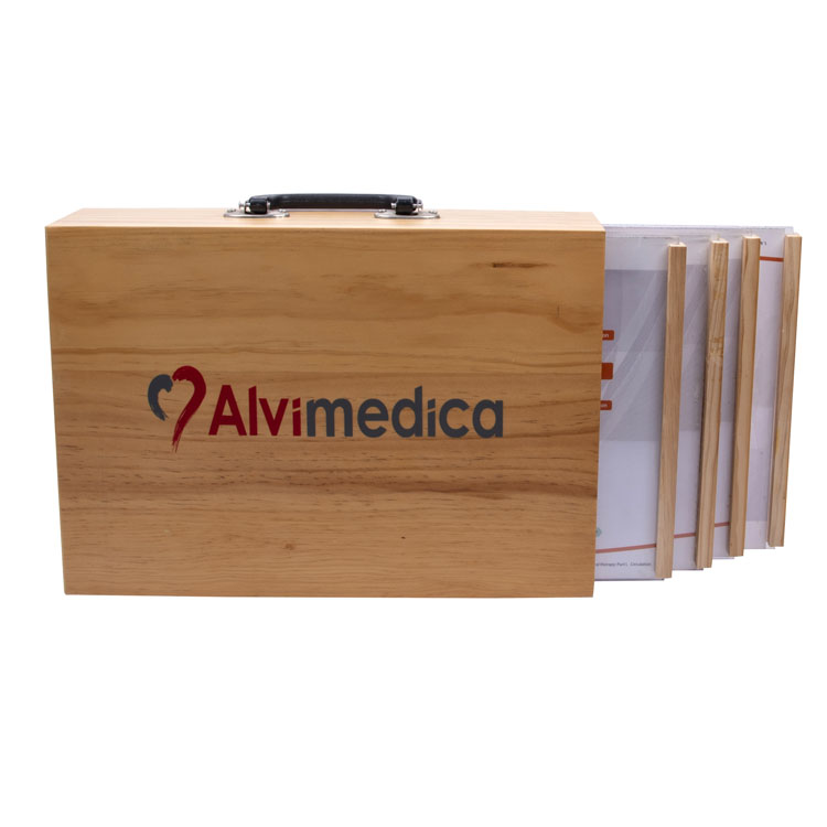Wooden Box Looking Custom Printed Corrugated Paper Eco Mailer Box for Gift Packaging With Handle