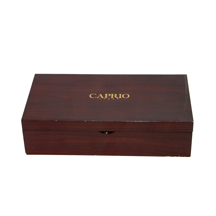 Guangzhou Gold Foil Carved Wooden Box Factory Luxury Handmade Wooden Boxes