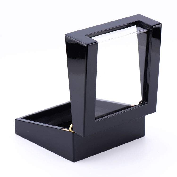 Glass Acrylic Hot Sale Clock Gift Watch Wooden Display Box