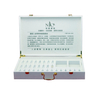 Jeweley White Watch Razor Collar Pin Pearl Gvp White PU Leather Logo Gilded Cosmetic Essential Oil Gift Packaging Box