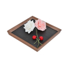 Hot Selling Printing Pattern MDF Wood Lacquer Tray For Hotel Restaurant Wholesale
