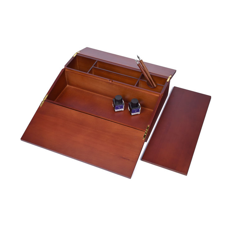 Pens Organizer Wood Black Maple Wooden Box Pen