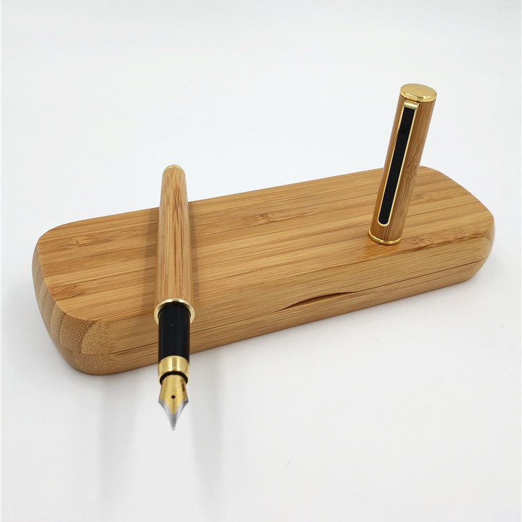 Wood Water Bottle Diary Gift Boxes High Quality Wine Box Unfinished Bamboo Pen