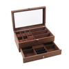 Wood Champagne Cocktail Glasses Wooden Sunglasses Case Box