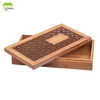 Laser Engraved Oiled Lid And Base Bamboo Box