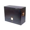 Matt Black Pinewood Distinctive Wine Box