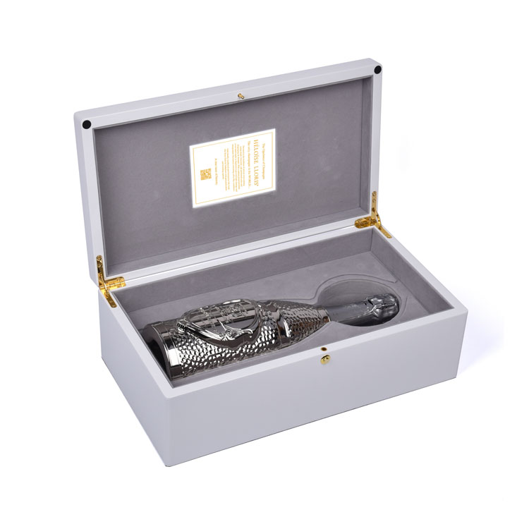 Whiskey High-level Hinged Wine Wood Box