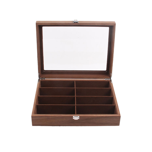 Hot 8 Sunglasses Display Wooden Box
