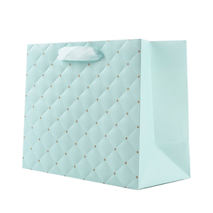 specialty paper embossed ribbon paper bag