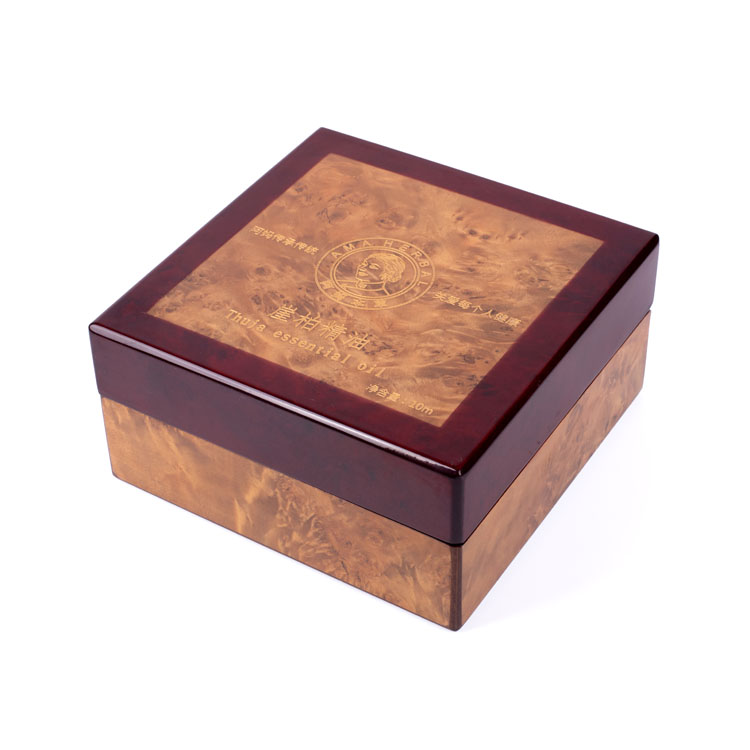 Wooden Box Factory Customized Professional Supply Wholesale Painted Wooden Box For Essential Oil Wood Box