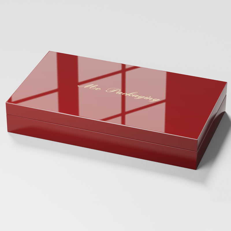 Luxury Glossy paint varnishing design wooden box like perfume box accept custom logo luxury perfume bottles with box packaging