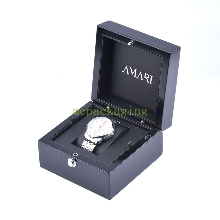 Wood Luxury Single Watches Display Packaging Long Custom Premium 2 Mens - Suitable For Shipping Free With Wooden Watch Box