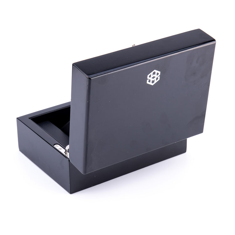 Boxes Wood Cases Glossy For Watches Mahogany Luxury Special Customized Black Presentation Big High Wooden Watch Box