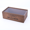 Custom OEM Logo Household Stock Wholesale Flip Cover Case Pine Wood Jewelry glass lid Storage Wooden Box