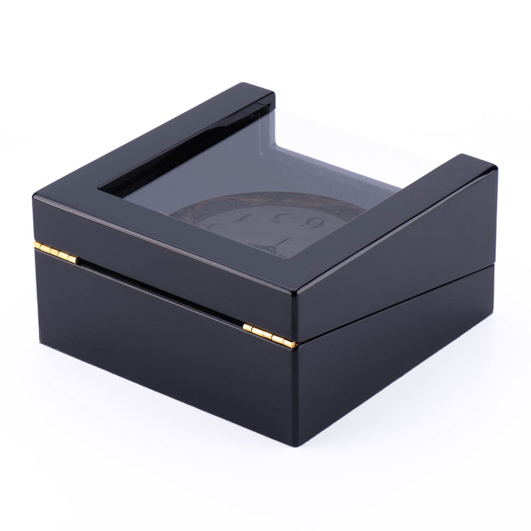 Glass Acrylic Hot Sale Clock Gift Watch Wooden Display Box
