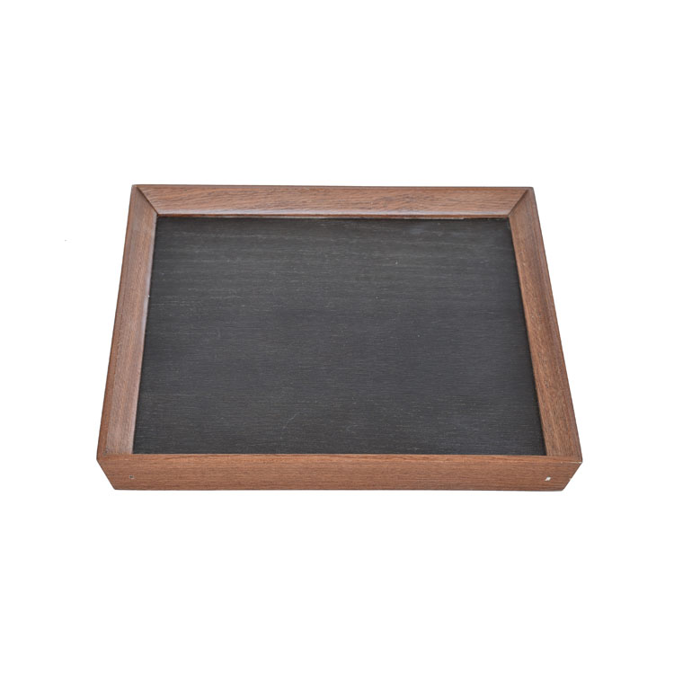 Hot Selling Printing Pattern MDF Wood Lacquer Tray For Hotel Restaurant Wholesale