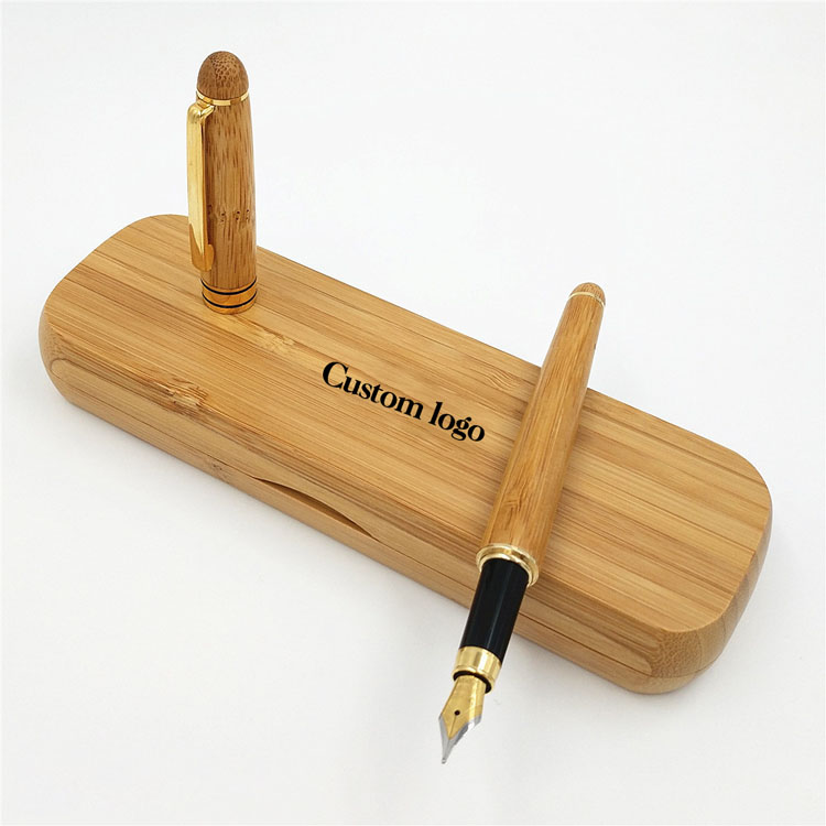 Wood Water Bottle Diary Gift Boxes High Quality Wine Box Unfinished Bamboo Pen