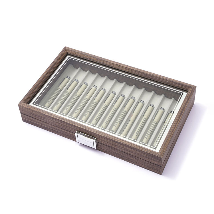 Gift Boxes Bottle And Luxury Folding Wooden Pen with Box for Engraving