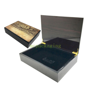 KSA Jeddah Season Wooden Box Factory Customized Saudi Arabic High Glossy Wood Sweet Date Box For Gift