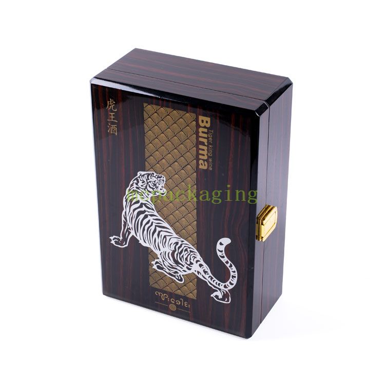 Cabinet Cupboard Jewelry Glass Paper Opener Cylinder Foldable Liquor And Champagne Glasses Wooden Wine Box