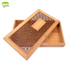 Laser Engraved Oiled Lid And Base Bamboo Box