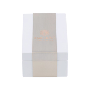 arabic style rose golden metal plate decoration 15ml perfume box