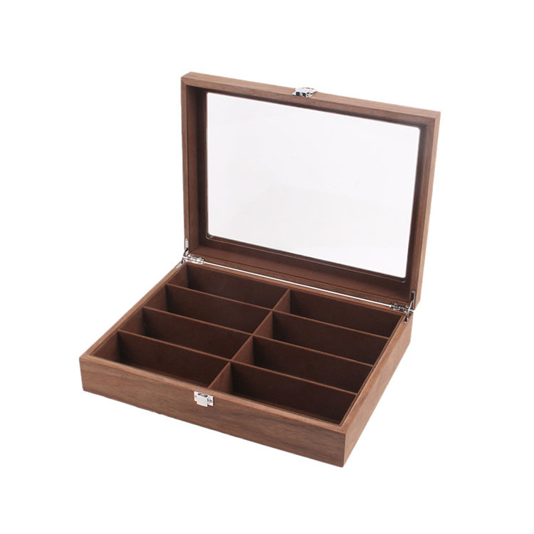 Hot 8 Sunglasses Display Wooden Box