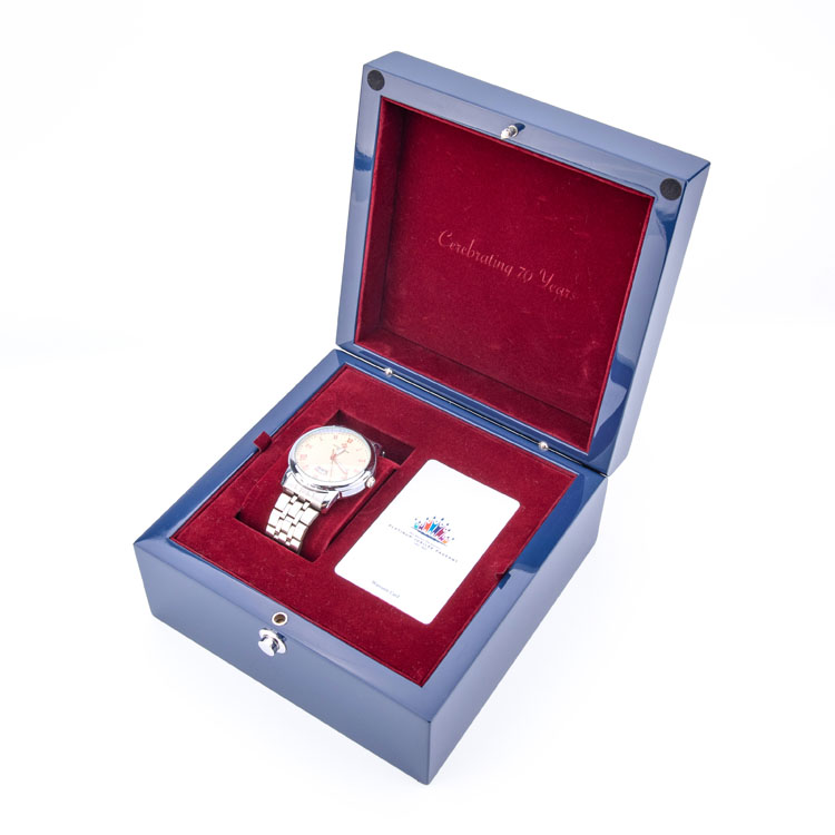 Wood Logo Boxes Custom Top Leather For Watches Cases Real Brown With Acrylic 6 Slots Holder Glass Luxury Black Wooden Watch Box