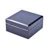 Wooden Box Factory Customized Personalized Custom Wooden Black Lacquered Watch Packing Box Woodbox